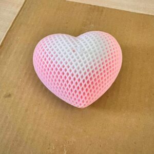 Heart shaped candle