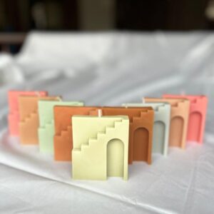 Wall staircase candle